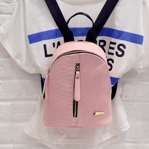 Leather Women Backpack Fashion Small